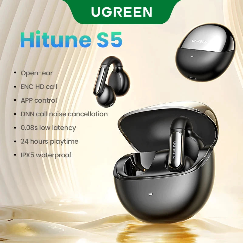 HiTune S5 Open-Ear Clip Wireless Bluetooth Sports Earbuds