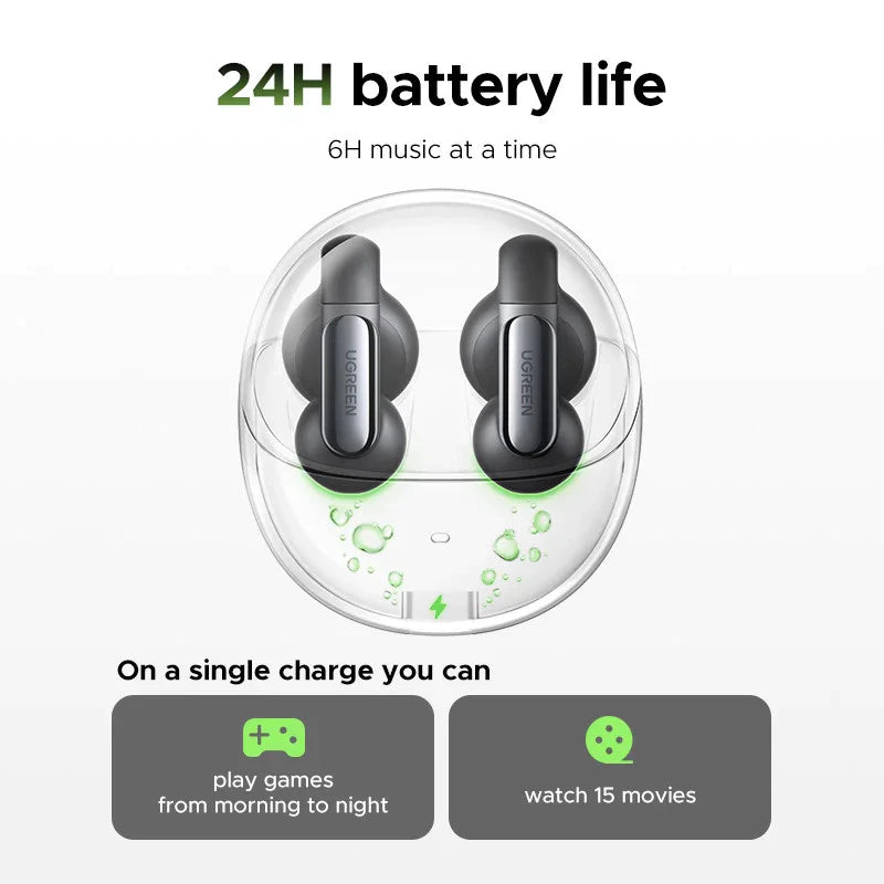 HiTune S5 Open-Ear Clip Wireless Bluetooth Sports Earbuds